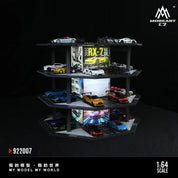 Huiyi MoreArt1:64 Octagonal Building Parking Lot 01 Simulation Model