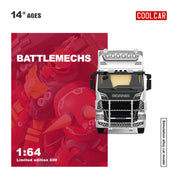 CoolCar 1:64 Scania container truck pink mecha paint simulation alloy car model