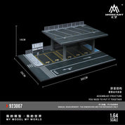 MoreArt1:64 Steel Frame Structure Platform Parking Scene Simulation Model