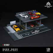 MoreArt1:64 Steel Frame Structure Platform Parking Scene Simulation Model