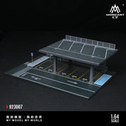 MoreArt1:64 Steel Frame Structure Platform Parking Scene Simulation Model