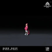Pink/green dinosaur dolls are expected to arrive in about one month