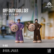 回忆 MoreArt 1:64 下班人偶人偶套装模拟树脂模型