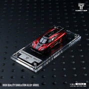 TIME TOP 1:64 科尼赛克one1 - 金属红 - 礼盒版