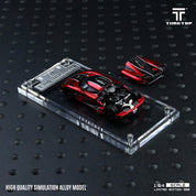 TIME TOP 1:64 科尼赛克one1 - 金属红 - 礼盒版