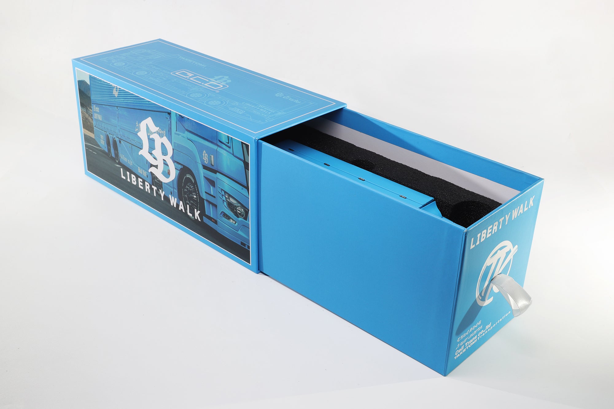 GCD 1:64 LB-TRUCKS 三菱扶桑 Super Great BBblue