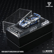 TimeTop 1:64 Koenigsegg One-1 police car simulation alloy car model