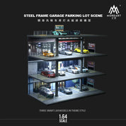 STEEL FRAME GARAGE LIGHT VERSION ASSEMBLY SCENE
