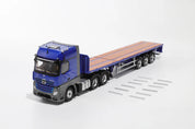 1:64 梅赛德斯-奔驰 Actros 6x2 及可伸缩拖车