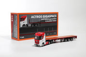 1:64 梅赛德斯-奔驰 Actros 6x2 及可伸缩拖车