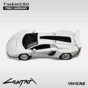 TimeMicro × PSC DESIGN 1:64 Countach "V" Ver. Mechanic PSC simulation alloy car model