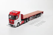 1:64 梅赛德斯-奔驰 Actros 6x2 及可伸缩拖车