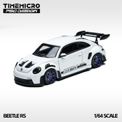 TimeMicro × PSC DESIGN 1: 64 Beetle RS White Beetle RS White Simulation Alloy Car Model