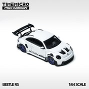 TimeMicro × PSC DESIGN 1: 64 Beetle RS White Beetle RS White Simulation Alloy Car Model