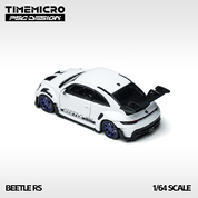 TimeMicro × PSC DESIGN 1: 64 Beetle RS White Beetle RS White Simulation Alloy Car Model