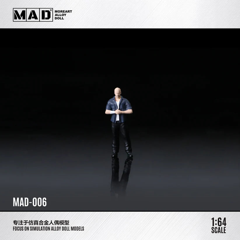 MAD 1:64 速度与激情主题写实合金模型手办