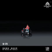 MoreArt 1:64 BUELL XB12S Red Motorcycle Figure, Resin Model