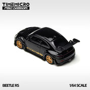 TimeMicro × PSC DESIGN 1:64 Beetle RS, Black Gold Metallic, Authentic