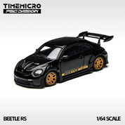 TimeMicro × PSC DESIGN 1:64 Beetle RS, Black Gold Metallic, Authentic