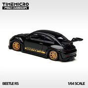 TimeMicro × PSC DESIGN 1:64 Beetle RS, Black Gold Metallic, Authentic