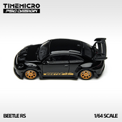 TimeMicro × PSC DESIGN 1:64 Beetle RS, Black Gold Metallic, Authentic