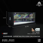 MoreArt 集装箱系列 灯光版场景模拟模型