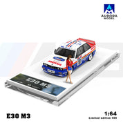 AM Aurora 1:64 BMW E30 Lafimon &amp; McLaren 720S Shark Painted small scale alloy car model