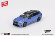 Minigt 1/64 宝马M5旅行车 (G99) 滨海湾蓝金属色 - MGT01080-L