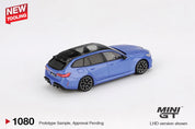 Minigt 1/64 宝马M5旅行车 (G99) 滨海湾蓝金属色 - MGT01080-L