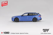 Minigt 1/64 宝马M5旅行车 (G99) 滨海湾蓝金属色 - MGT01080-L