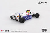 MINIGT - Toleman TG184 #19 Ayrton Senna 1984 Monaco Grand Prix 2nd Place - MGT01118