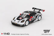 MINIGT 1/64 - Porsche 911 GT3 R #77 AO Racing 2025 IMSA  Petit Le Mans BL