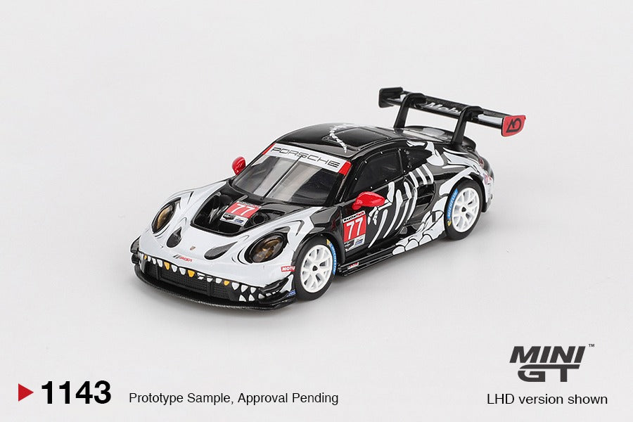 MINIGT 1/64 - Porsche 911 GT3 R #77 AO Racing 2025 IMSA  Petit Le Mans BL