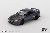 MINIGT - 1/64 Nissan Skyline GT-R Top Secret VR32 Stealth Grey