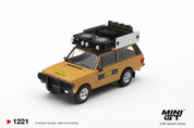 MINIGT 1/64 Range Rover 1981 Camel Trophy Sumatra K.Stoppa & A.Valldorf