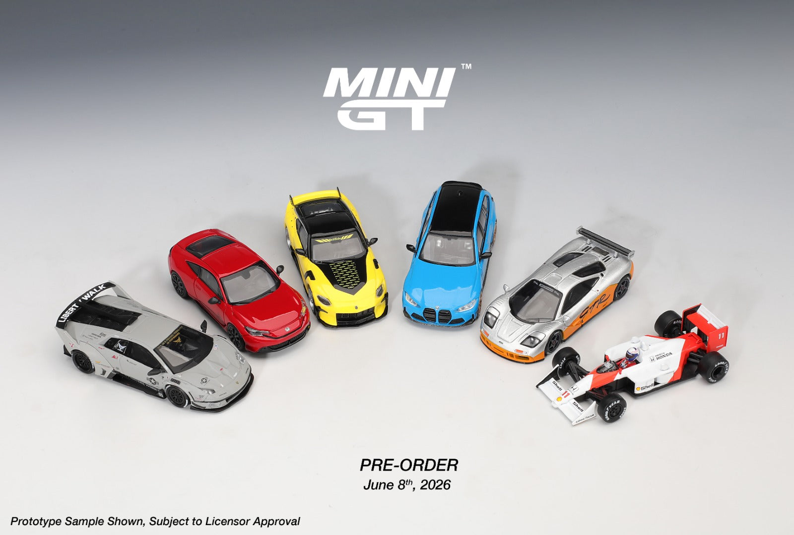 MINIGT 1/64 McLaren F1 GTR 1995 Presentation
