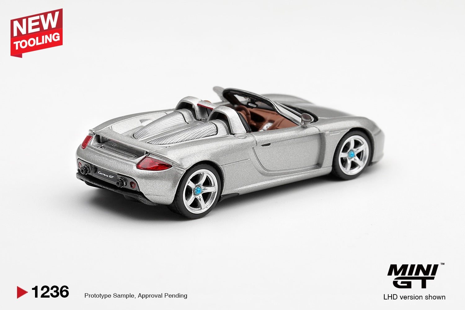 MINIGT 1/64 Porsche Carrera GT GT Silver