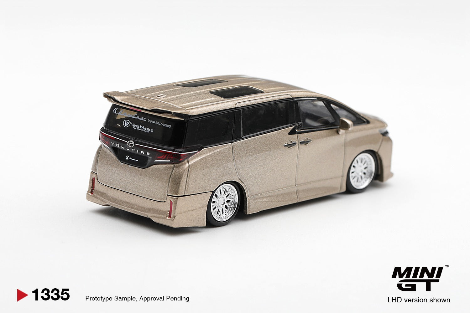 MINIGT 1/64 丰田 Vellfire 40 KUHL 金色金属漆