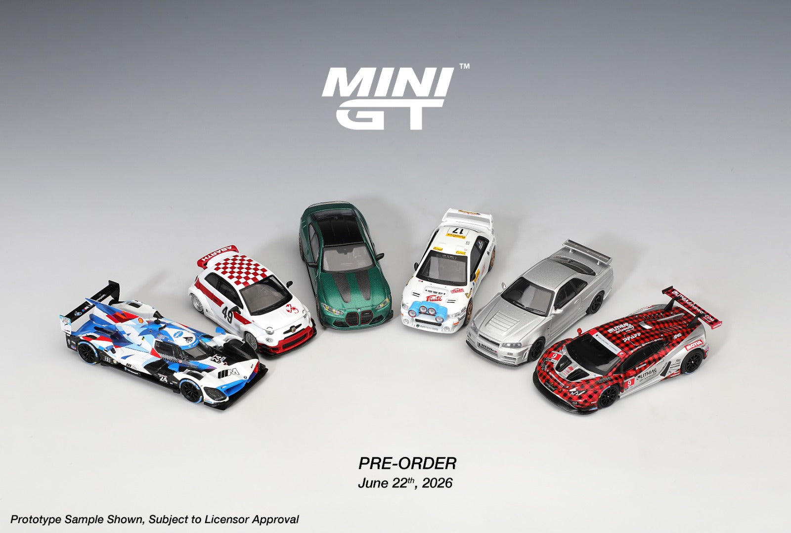 MINIGT 1/64 Abarth 595 LB-WORKS x Abas Works 1000 TC Tribute