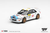 MINIGT 1/64 Subaru Impreza WRC98 #17 1999 Rally Monte-Carlo