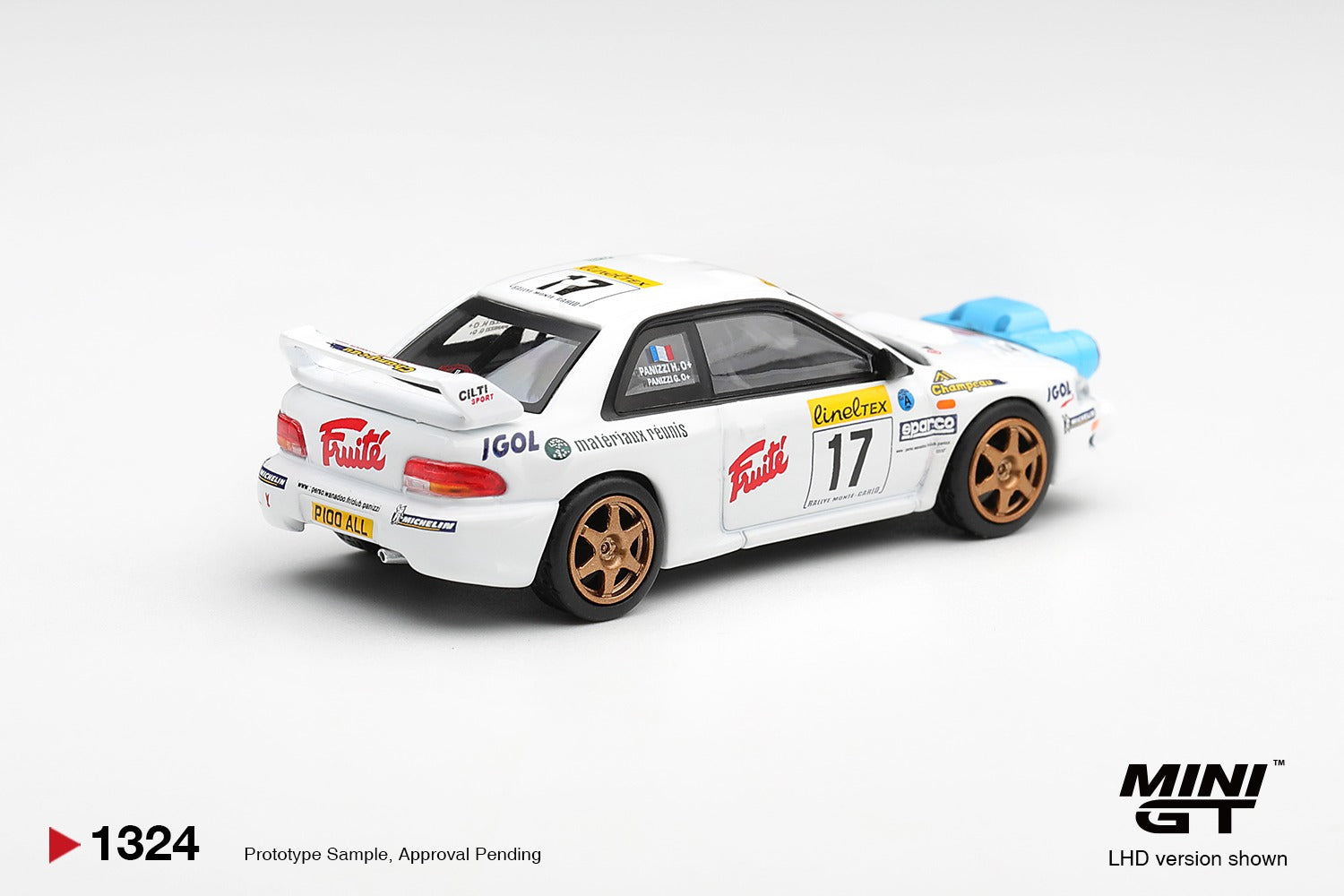 MINIGT 1/64 Subaru Impreza WRC98 #17 1999 Rally Monte-Carlo