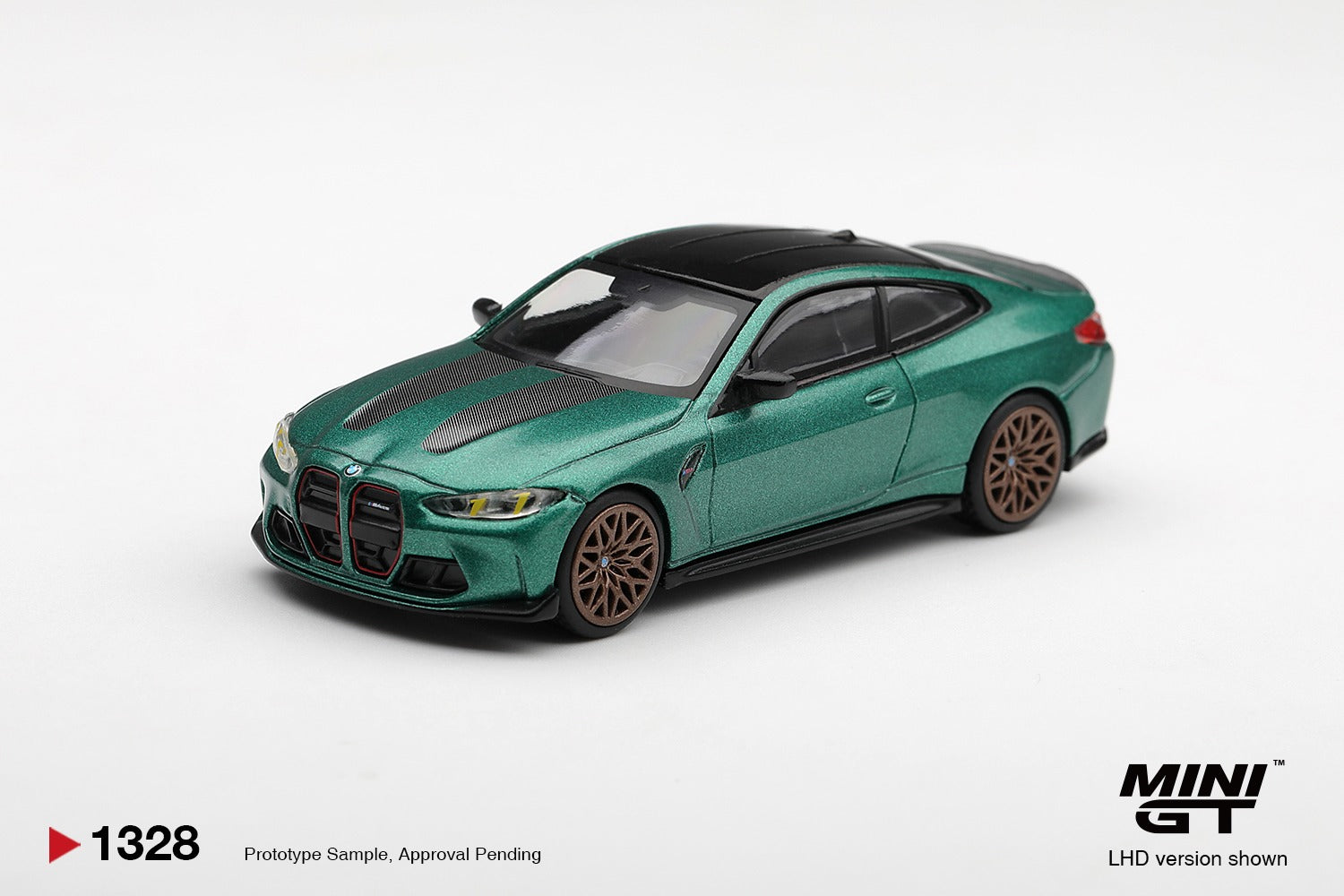 MINIGT 1/64 BMW M4 CS Frozen Isle of Man Green Metallic