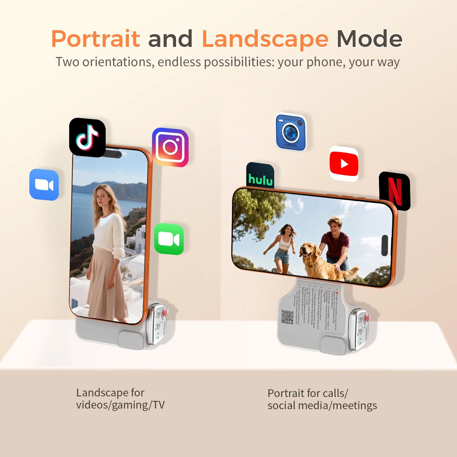 COMITOK iPhone Pro Max Camera Grip MOCA ARCO
