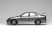 1/18 The Mitsubishi Lancer Evolution IV in Steel Silver - MOTORHELIX