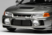 1/18 The Mitsubishi Lancer Evolution IV in Steel Silver - MOTORHELIX
