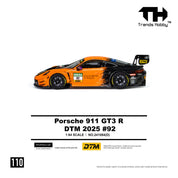 Trends Hobby TH 1:64 Porsche licensed product. Porsche 911 GT3 R DTM 2025 DTM 2025 No. 92 (110) 241084 (D)