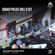 MOREART 1:64 ARMED POLICE DOLL C SET RESIN MODEL (Copy)