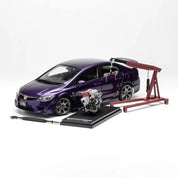 1/18 HONDA CIVIC TYPE R (FD2) 2007 LATE VERSION PREMIUM DEEP VIOLET PEARL – MOTORHELIX - PRE ORDER