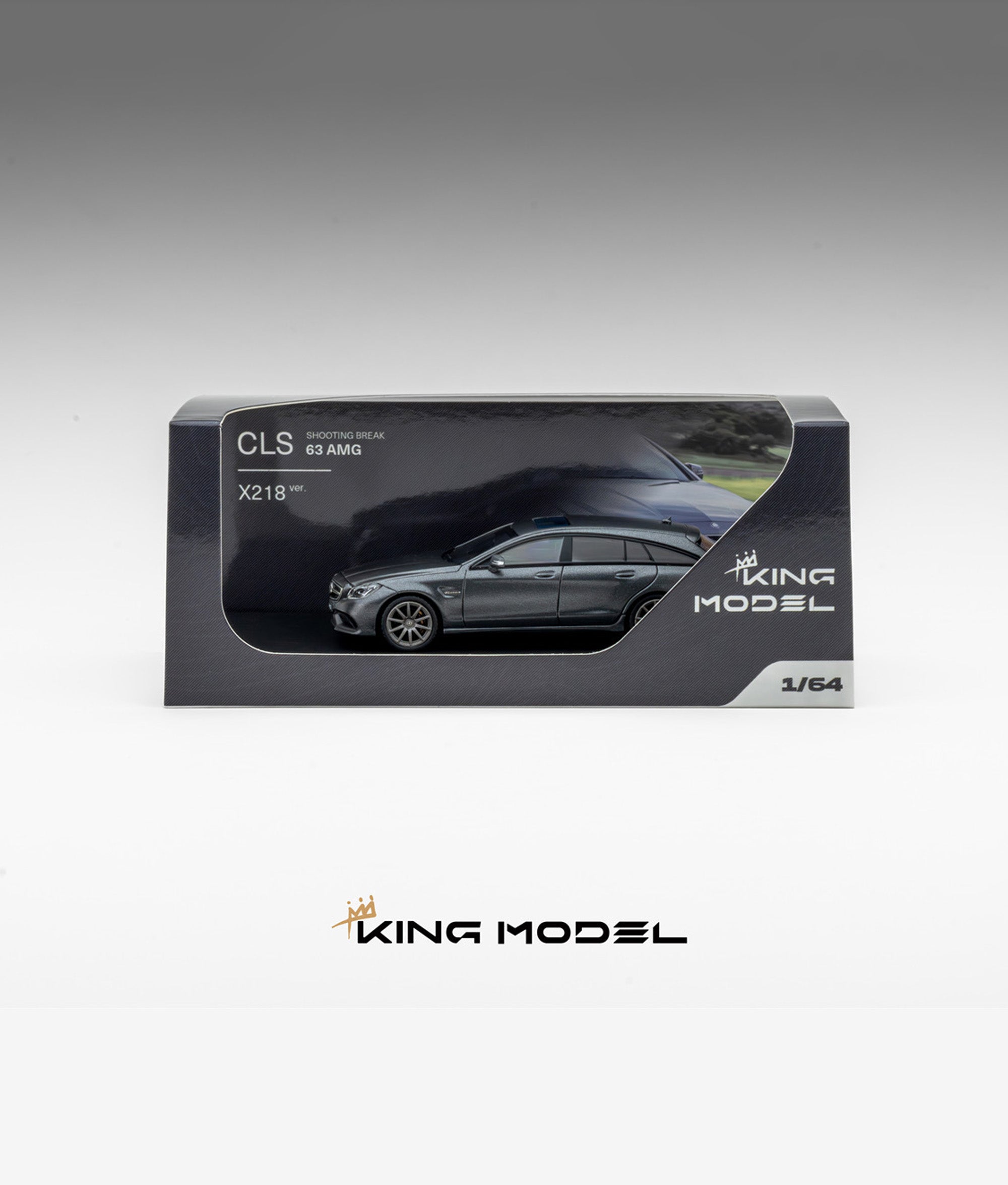 KING MODEL 1:64 梅赛德斯-奔驰CLS63 AMG 哑光金属灰
