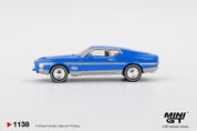MINIGT - 1/64 Ford Mustang Mach 1 Grabber Blue